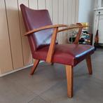 vintage jaren 60, Huis en Inrichting, Ophalen, Zo goed als nieuw, Leer