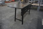 Zwarte balie, statafel, werktafel stamtafel bar inpaktafel, Ophalen of Verzenden, Gebruikt
