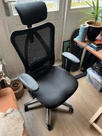 LifeGoods Ergonomische Bureaustoel - Leiden, Huis en Inrichting, Bureaustoelen, Ophalen, Zwart, Zo goed als nieuw, Bureaustoel