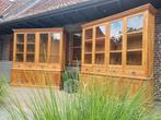4x Teak buffetkast/vitrinekast, Ophalen, Zo goed als nieuw, 25 tot 50 cm, 200 cm of meer