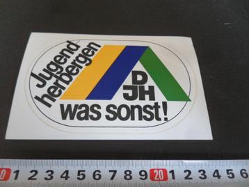 sticker Jugend herbergen DJH was sonst !  *  beschikbaar voor biedingen