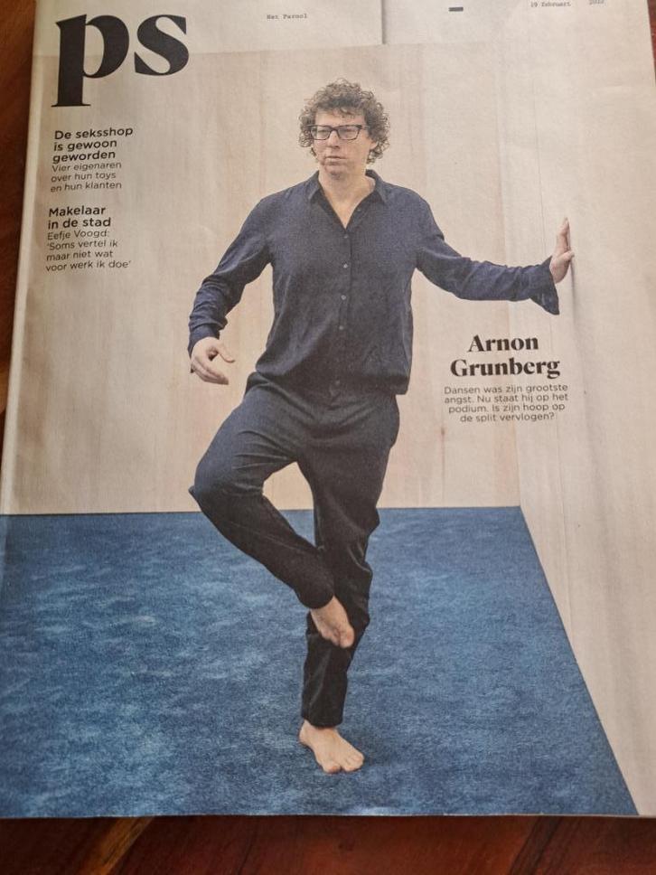 ARNON GRUNBERG : DAGBOEK VAN EEN NIET-DANSER, Verzamelen, Tijdschriften, Kranten en Knipsels, Knipsel(s), Nederland, 1980 tot heden