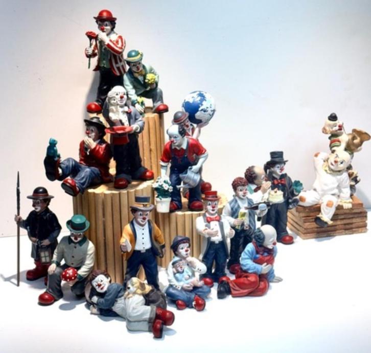 Clown collectie  -  Gilde clowns, Verzamelen, Beelden en Beeldjes, Nieuw, Overige typen, Ophalen of Verzenden