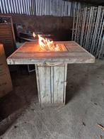 Vuurtafel - Sfeervolle tuinhaard, Tuin en Terras, Vuurtafels, Ophalen of Verzenden, Gebruikt