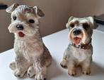 2 Schnauzer beeldjes van polistone samen €7,00, Ophalen of Verzenden, Zo goed als nieuw
