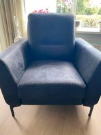 Gratis 2 suede leren fauteuils, Huis en Inrichting, Fauteuils, Ophalen, Zo goed als nieuw, 75 tot 100 cm