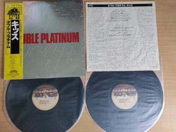 Dubbel LP KISS Double Platinum 19S-5~6 uit Japan met OBI beschikbaar voor biedingen