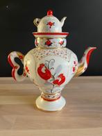 Hand Decorated Imperial Russian porseleinen theepot, Ophalen of Verzenden