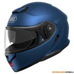 Shoei Neotec 3 Solid Systeemhelm, Mat Blauw, Ophalen of Verzenden, Nieuw met kaartje