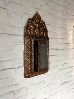 Antiek koperen spiegel borstel kastje sleutel kastje hang, Antiek en Kunst, Antiek | Spiegels, Ophalen, Rechthoekig, Minder dan 50 cm