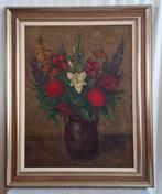 Stilleven, Bloemen, Olieverf, Benno Logtenberg, 1909-1980, Antiek en Kunst, Ophalen of Verzenden