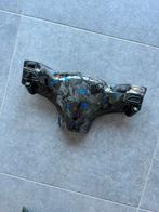 Forced carbon binnen stuur kap met blauwe flakes, Ophalen of Verzenden