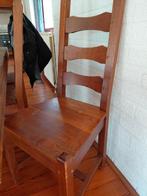 6 eiken kloosterstoelen, Antiek en Kunst, Ophalen