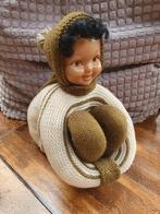 Retro gebreide pop/bijzondere zelf gebreide pop, Ophalen of Verzenden, Zo goed als nieuw, Pop