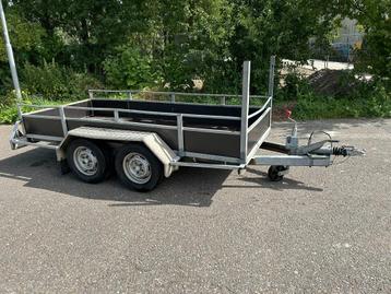 Aanhangwagen/aanhanger/tandemasser/bakwagen 300x130CM beschikbaar voor biedingen