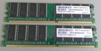 Werkgeheugen / RAM 512MB 256MB DDR DIMMs, Computers en Software, RAM geheugen, DDR, Desktop, Gebruikt, Ophalen