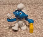 Verpleger Smurf met gele koffer - Schleich 1978, Verzamelen, Smurfen, Ophalen of Verzenden, Zo goed als nieuw, Overige Smurfen