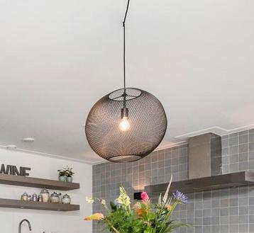 Zwarte hanglamp 50cm