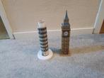 3D puzzel Big Ben  en De toren van Pisa, Meer dan 50 stukjes, Ophalen of Verzenden, Zo goed als nieuw