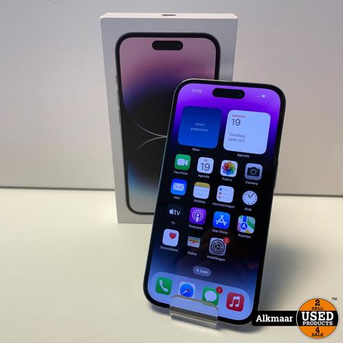 Apple iPhone 14 Pro 128GB Deep Purple | 89% | Nette staat, Telecommunicatie, Mobiele telefoons | Apple iPhone, Zo goed als nieuw