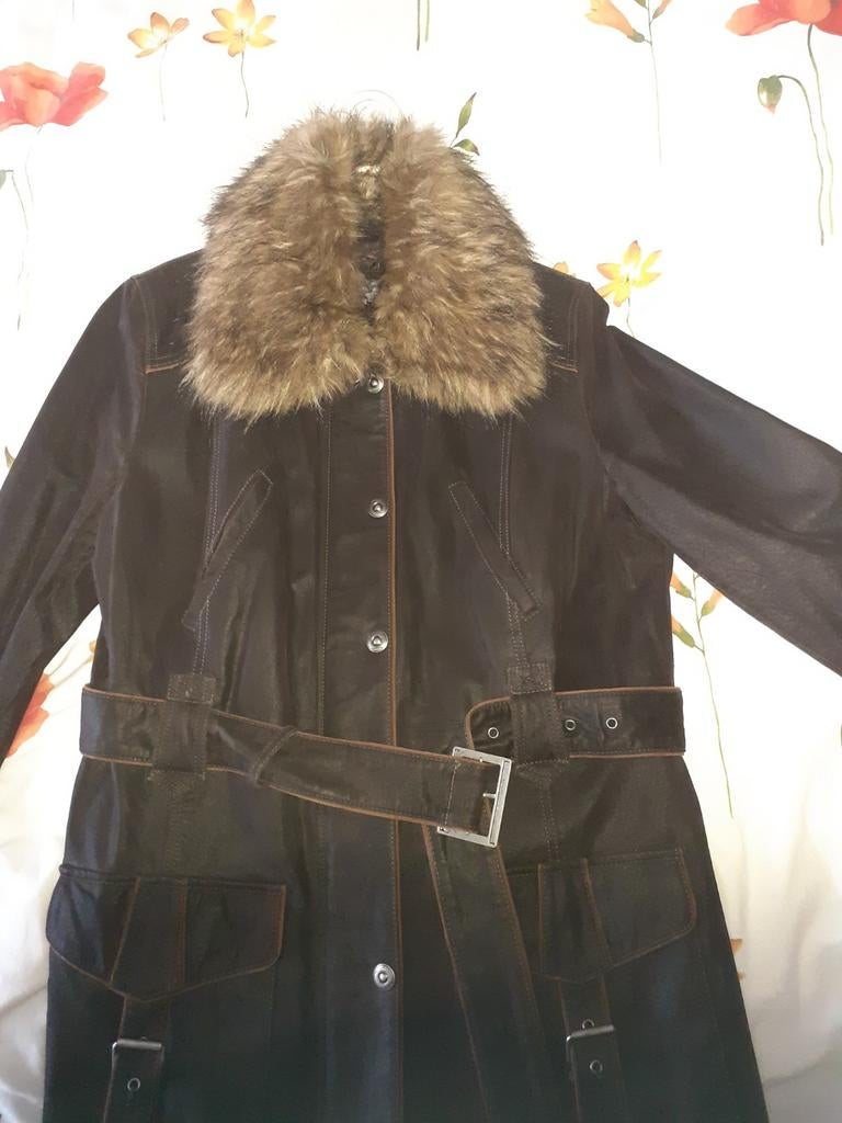 Leren jas, Ophalen, Nieuw, Bruin