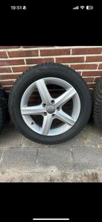 Audi velgen + bridgestone banden, Ophalen, 16 inch, 205 mm, Winterbanden