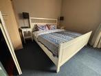 Hemnes IKEA bed 180x200 + nachtkastjes, Huis en Inrichting, Ophalen, Gebruikt, Wit, Tweepersoons