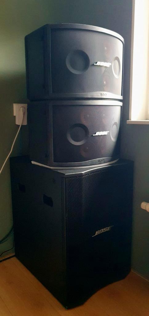 Bose 802 en mb24 subwoofer, Audio, Tv en Foto, Luidsprekers, Zo goed als nieuw, Front, Rear of Stereo speakers, 120 watt of meer