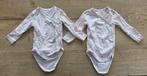 Prenatal 2x lichtroze overslagromper maat 50/56, Nacht- of Onderkleding, Gebruikt, Meisje, Ophalen of Verzenden