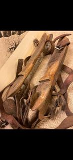 Antieke houten schaatsen, Ophalen of Verzenden