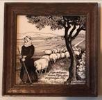 Mooie wandtegel Johannes 10-27 Efratha’s velden, Antiek en Kunst, Antiek | Religie, Ophalen of Verzenden