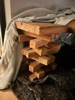 Houten mikado krukje, Ophalen, Gebruikt, Hout