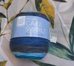 1 bol wol blauw gemêleerd (Cake Swirl), Hobby en Vrije tijd, Breien en Haken, Ophalen of Verzenden, Nieuw, Breien of Haken, Wol of Garen