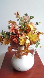 vaas met boekt (herfstachtig), Gebruikt, Overige kleuren, Aardewerk of Porselein, Ophalen of Verzenden