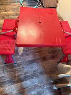 Picknicktafel inklapbaar, Tuin en Terras, Picknicktafels, Gebruikt, Ophalen of Verzenden, Inklapbaar, Rechthoekig