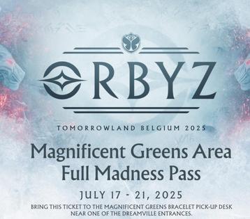 1x Tomorrowland 2025 weekend 1 ticket magnificent green beschikbaar voor biedingen