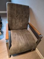 Mooie Safari Lederen Fauteuil - Prima Conditie!, Huis en Inrichting, Fauteuils, Ophalen, Zo goed als nieuw, 75 tot 100 cm, 50 tot 75 cm