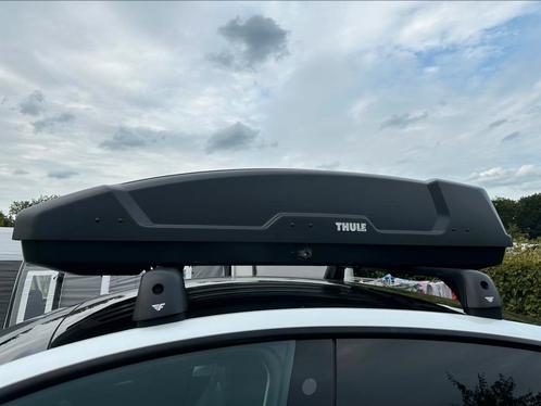 Thule force xt sport 300 dakkoffer (aerodynamisch), Auto diversen, Dakkoffers, Zo goed als nieuw, Ophalen