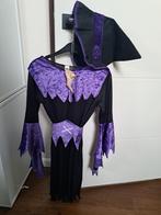 Halloween Heksenkostuum met Hoed - Maat 140-146, Ophalen of Verzenden, Meisje