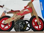 Rood Houten Loop Fiets, Fietsen en Brommers, Steps, Ophalen, Zo goed als nieuw, Gewone step