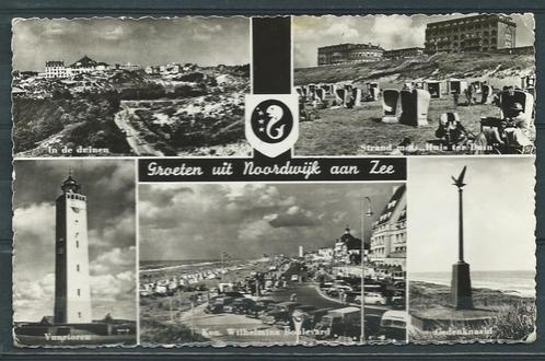 Groeten uit Noordwijk Foto/Ansichtkaart f-120 jdu, Verzamelen, Ansichtkaarten | Nederland, Gelopen, Zuid-Holland, 1940 tot 1960