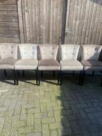 5 Rofra Stoelen - Grijs, Stof & Hout, Huis en Inrichting, Ophalen, Zo goed als nieuw, Grijs, Vijf, Zes of meer stoelen