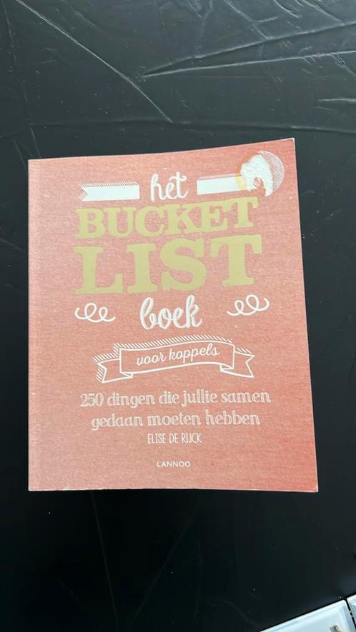Elise De Rijck - Het Bucketlist boek voor koppels 5 euro, Boeken, Mode, Zo goed als nieuw, Ophalen of Verzenden