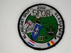 Patch RNLAF 298 SQN NL Helidet III Split 2002 in kleur, Verzamelen, Verzenden, Luchtmacht, Nederland, Embleem of Badge