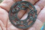 Bodemvondst. Grote ringbroche. Profaan insigne. 15e eeuw, Ophalen of Verzenden