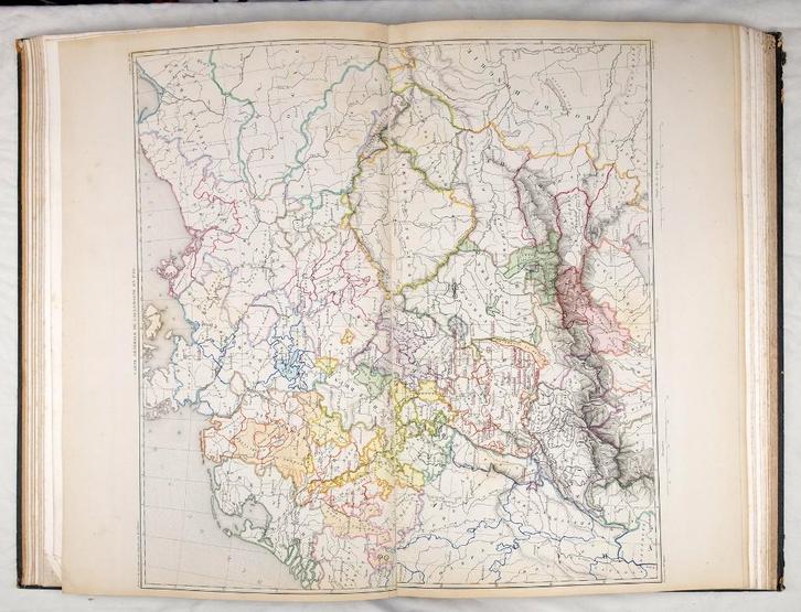 Atlas de l’Histoire du Consulat et de l’Empire 1859 Thiers, Antiek en Kunst, Antiek | Boeken en Bijbels, Ophalen of Verzenden