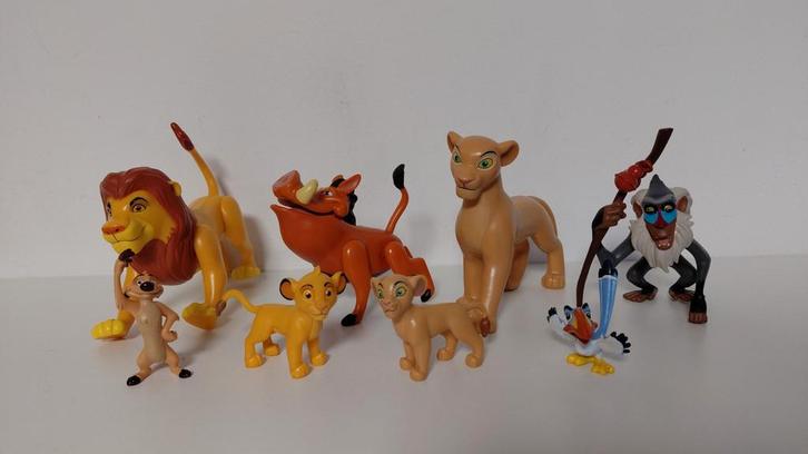 Disney poppetjes the lion king, Verzamelen, Poppetjes en Figuurtjes, Zo goed als nieuw, Ophalen of Verzenden