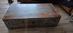 Salontafel met lades - Unieke look!, Huis en Inrichting, Ophalen, Gebruikt, 100 tot 150 cm, Vintage