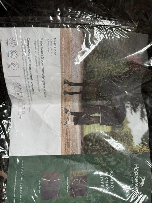 Horsewear mesh liner maat 6’0, Dieren en Toebehoren, Paarden en Pony's | Dekens en Dekjes, Zo goed als nieuw, Ophalen of Verzenden