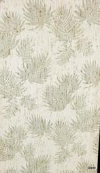 6770 beige met palmtakjes in groen vintage behang, Swiet, Huis en Inrichting, Stoffering | Behang, Ophalen of Verzenden, Minder dan 10 m²